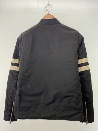 商品画像：シングルライダースジャケット/L/ポリエステル/BLK/3112085 2