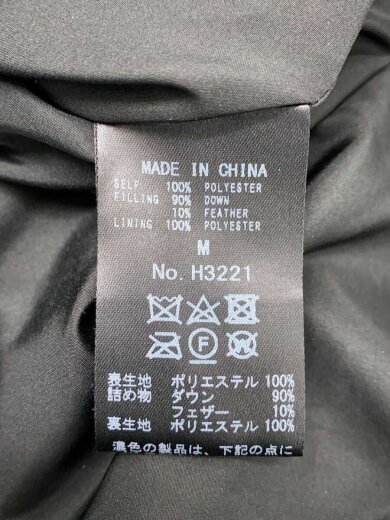 商品画像：ダウンジャケット/M/ポリエステル/BLK// 4