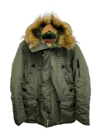 商品画像：フライトジャケット/M/ポリエステル/KHK/6152219 1