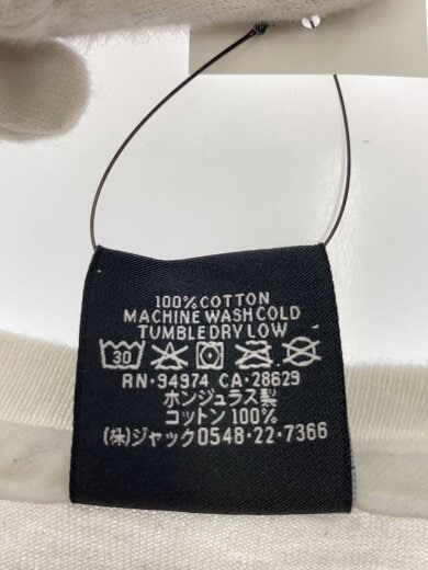 商品画像：Tシャツ/L/コットン/WHT 4