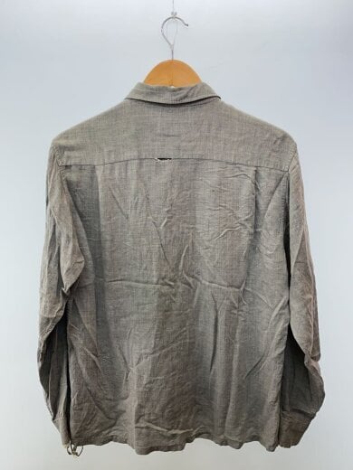 商品画像：オープンカラーシャツ/M/--/GRY/ダメージ有/ボタン欠品 2