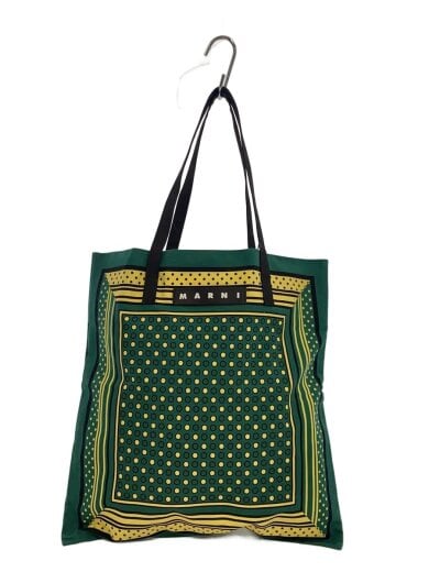 商品画像：バンダナトート/バッグ/コットン/GRN 1