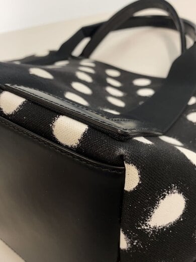 商品画像：トートバッグ/キャンバス/BLK/ドット/339933・1097・R・002123 9