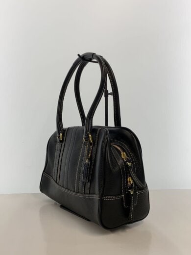 商品画像：サッチェル_ブラック/レザー/BLK 2