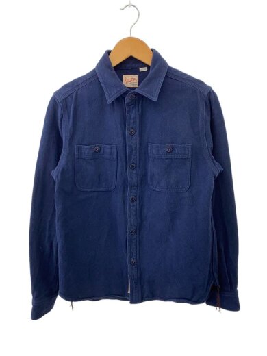 商品画像：長袖シャツ/M/コットン/NVY/40041 1