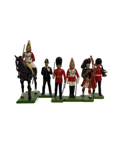 商品画像：インテリア雑貨/ブリテン社/W.Britain/兵隊フィギュア/6体セット// 1