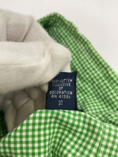 商品画像：長袖シャツ/XL/コットン/GRN/チェック// 4