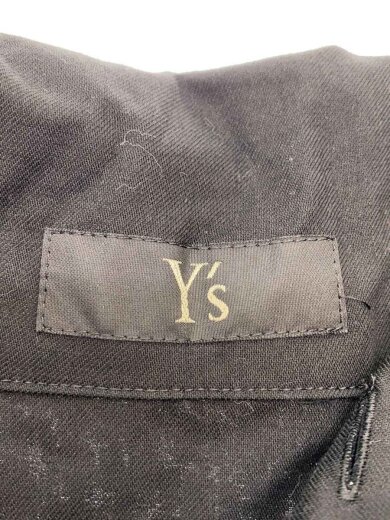 商品画像：シャツワンピース/2/コットン/BLK/無地/yg-d83-003// 3