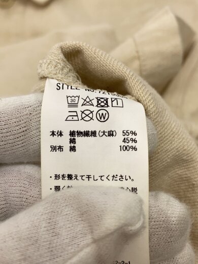 商品画像：ジャケット/M/リネン/BEG/7215004// 4