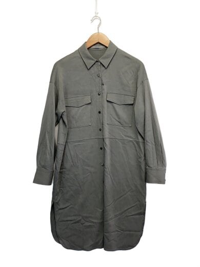 商品画像：21AW/プレシャスシルクチュニックシャツブラウス/38/コットン/GRY/03-1308211-660-038// 1