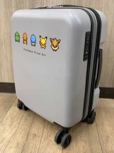 商品画像：トラベルキャリー/--/GRY/ピクセルアートキャリーバック// 2