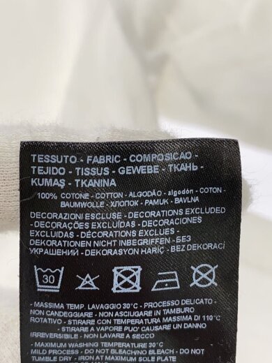 商品画像：Tシャツ/S/コットン/WHT/6L1T8C// 4