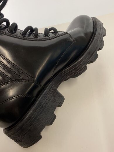 商品画像：レースアップブーツ/US9/BLK/レザー/Y02994/履きジワ有 8