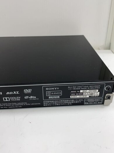 商品画像：ブルーレイレコーダー BDZ-ZW1000 4
