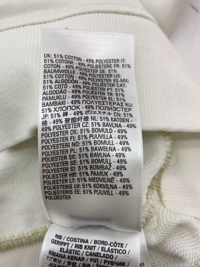 商品画像：エンボスロゴ/スウェット/XS/コットン/WHT/a12110// 5
