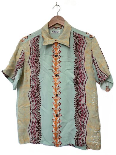 商品画像：TRADITIONAL TATTOO MOTIF/アロハシャツ/S/レーヨン/ココナッツボタン/ss38046// 1
