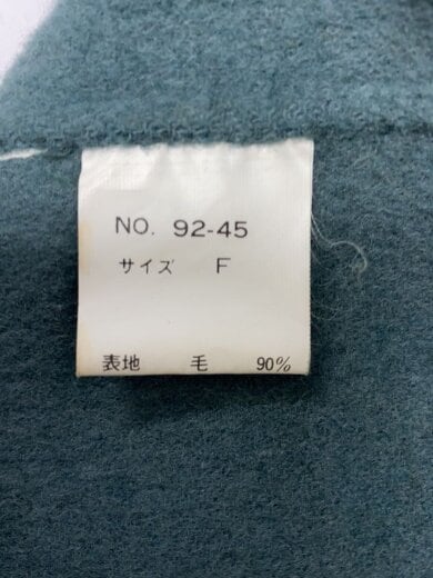 商品画像：カシミア混/ファー/コート/FREE/--/GRN/無地/92-45 5