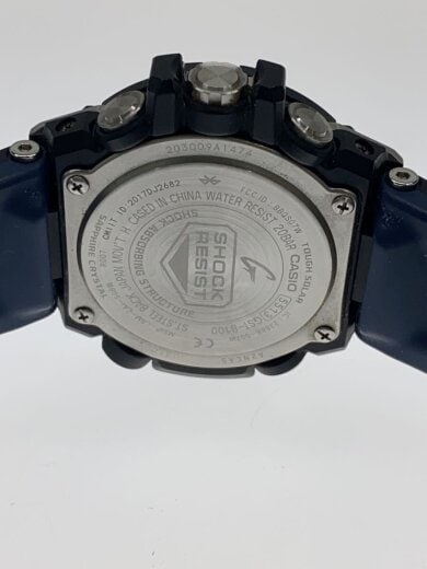 商品画像：ソーラー腕時計・G-SHOCK/アナログ/ラバー/BLK/BLK/SS 3