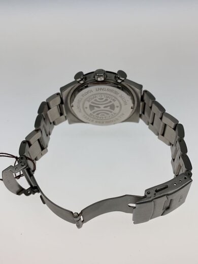 商品画像：クォーツ腕時計/アナログ/ステンレス/BLK/SLV/SS/TSM104TH 4