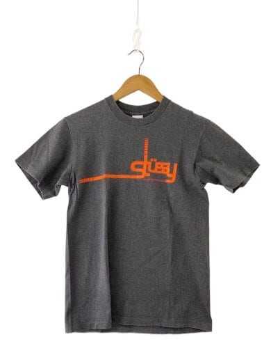 商品画像：90s/白タグ/USA製/ブロックロゴ/Tシャツ/S/コットン/GRY/プリント// 1