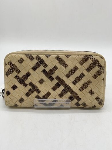 商品画像：長財布/レザー/BEG/メンズ/イントレチャートアイヤーズラウンドファスナー 2