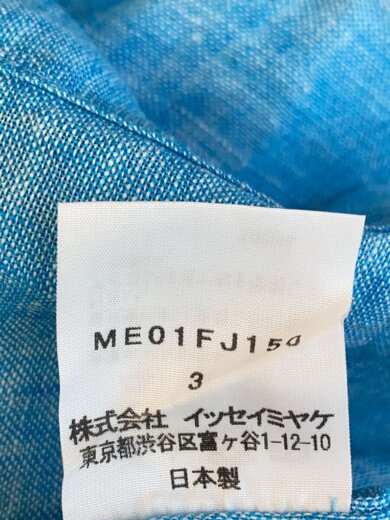 商品画像：長袖シャツ/3/リネン/BLU/無地/ME01FJ150// 4
