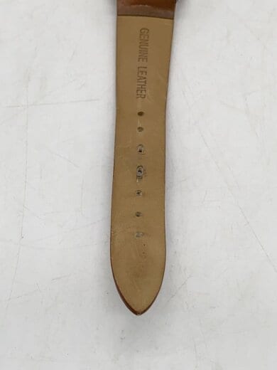 商品画像：クォーツ腕時計/アナログ/レザー/WHT/BRW// 5