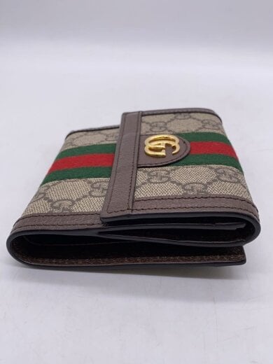 商品画像：2つ折り財布/レザー/BRW/総柄/レディース/735578 3