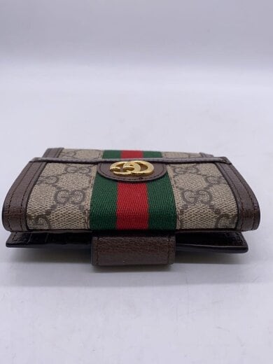 商品画像：2つ折り財布/レザー/BRW/総柄/レディース/735578 6