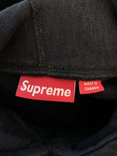画像：Supremeパーカー/XL/コットン/BLK4