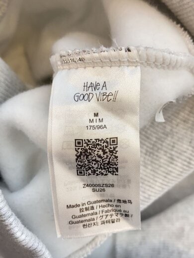 商品画像：World Tour Zip Hoodie/ジップパーカー/M/コットン/GRY/3973962 5