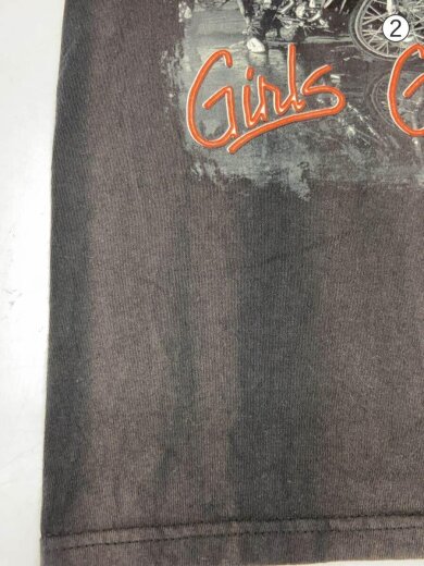 画像：ALSTYLETシャツ/S/コットン/BLK/プリント//8