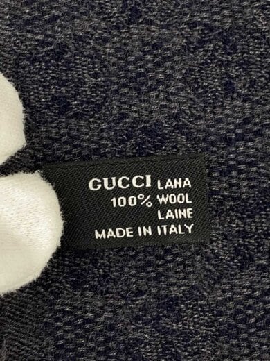 商品画像：マフラー/ウール/NVY/総柄/メンズ 3