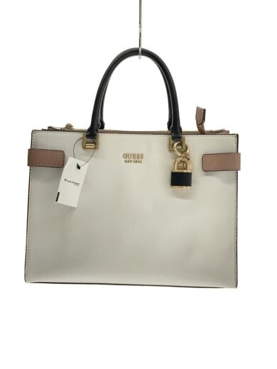 商品画像：ハンドバッグ/レザー/WHT 1