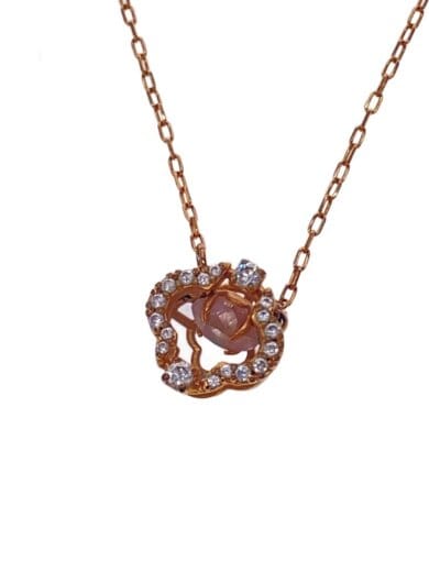 商品画像：ネックレス/--/ラインストーン/GLD/トップ有/レディース 1