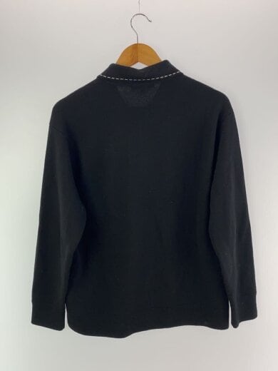 商品画像：ニット・セーター(厚手)/M/アクリル/BLK/無地/22AW Contrast Stitch Button// 2