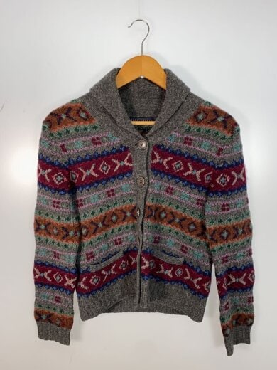 商品画像：カーディガン(厚手)/M/ウール/マルチカラー 1