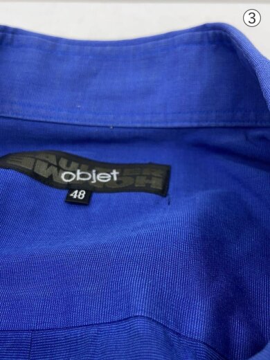 商品画像：長袖シャツ/48/コットン/BLU 9