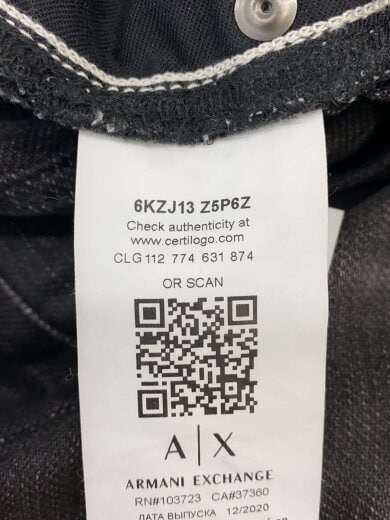 商品画像：ボトム/33/デニム/BLK/無地/6KZJ13 5