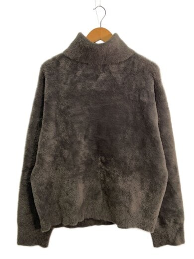商品画像：ニット・セーター(厚手)/1/ナイロン/GRY/無地/2402-K18-M208 1