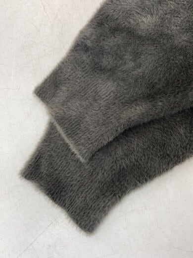 商品画像：ニット・セーター(厚手)/1/ナイロン/GRY/無地/2402-K18-M208 5