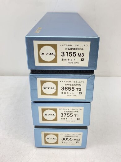 商品画像：カツミ/京阪電鉄3000系/4両セット/3055Mc2/3155M3/3655T2/3755T1/ 6