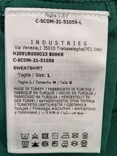 商品画像：スウェット/L/コットン/GRN/H20918G00023 5