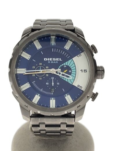 商品画像：クォーツ腕時計/アナログ/ステンレス/BLU/SLV/DZ-4358 1