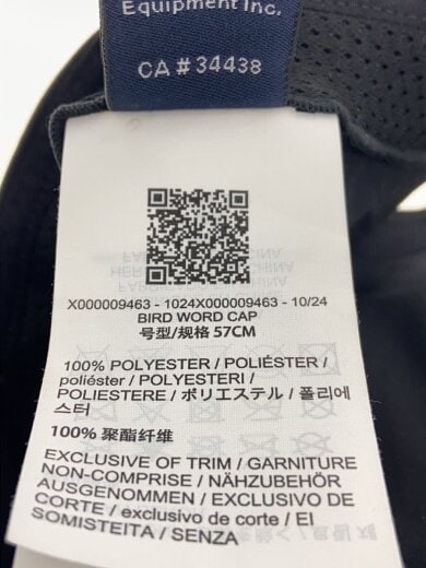 商品画像：キャップ/M/ポリエステル/BLK/無地/レディース 6