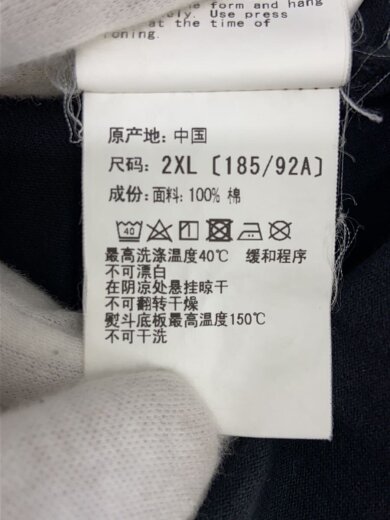 商品画像：袖カモレイヤード/長袖Tシャツ/2XL/コットン/BLK/プリント/001LTH801009M 4