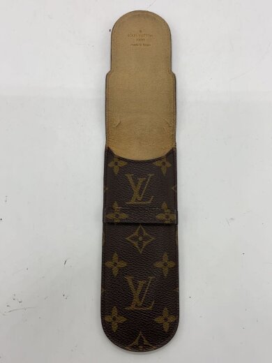 商品画像：エテュイ・スティロ_モノグラム・キャンバス/レザー/BRW/メンズ 3