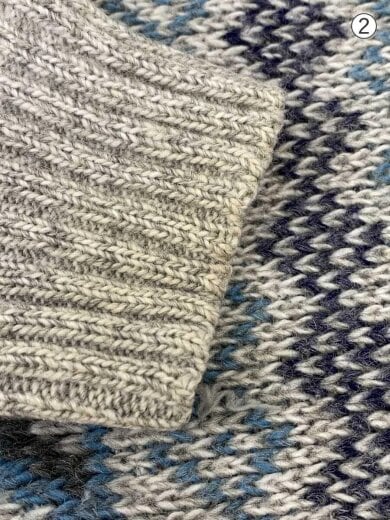 商品画像：ニット・セーター(厚手)/L/ウール/マルチカラー/総柄/70s/ 7