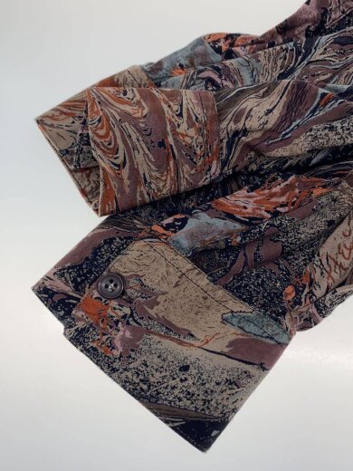 商品画像：長袖シャツ/L/レーヨン/マルチカラー/総柄/GATUCCI 5