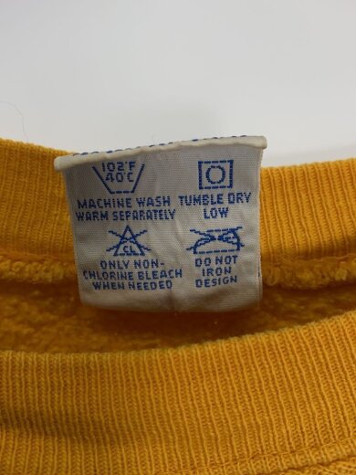 商品画像：スウェット/XXL/コットン/YLW/無地 4